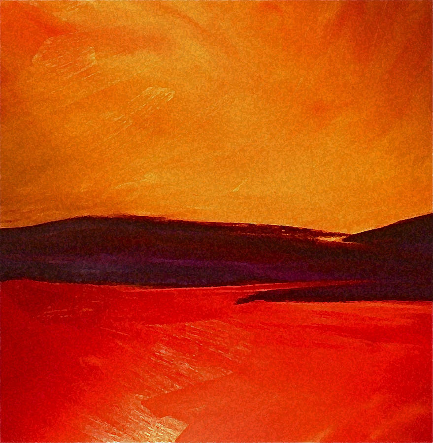 Sunrise Fantasy Island Painting by Chris  Riley