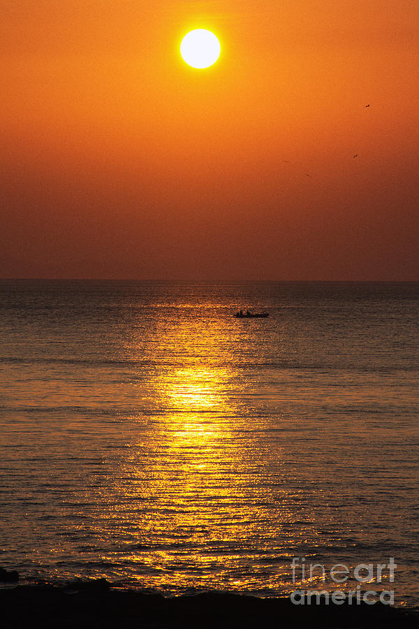 Sunrise Fishing Photograph by Bob Hislop