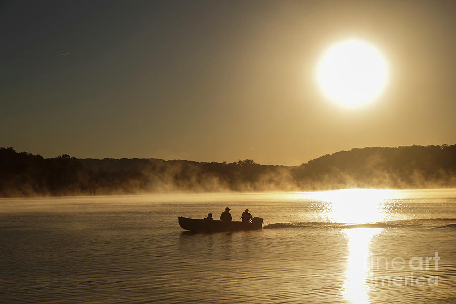 Sunrise Fishing Photograph by Dennis Hedberg