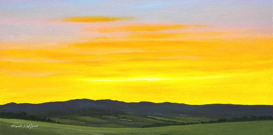 Sunrise Painting by Frank Wilson