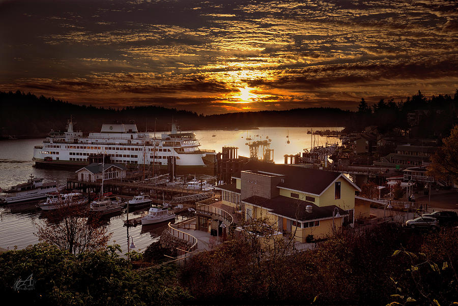 Sunrise Friday Harbor Photograph by Thomas Ashcraft
