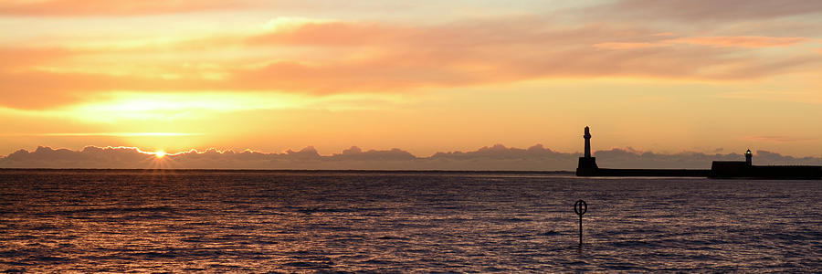 Sunrise from Aberdeen Beach - Pano Photograph by Veli Bariskan