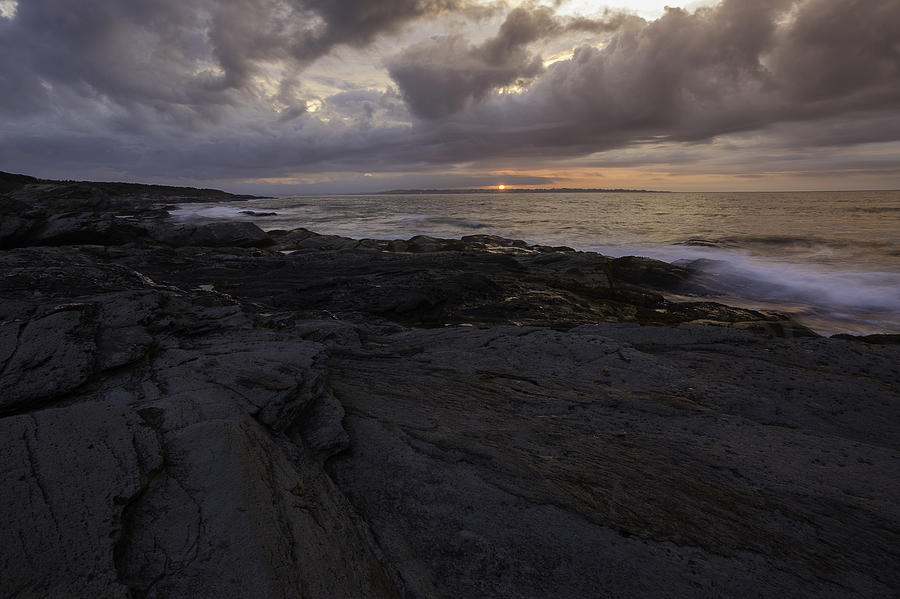 Sunrise From Beavertail In Jamestown Rhode Island Photograph by Billy Bateman