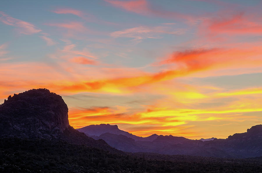 Sunrise from Hieroglyphic Trail Photograph by Greg Nyquist