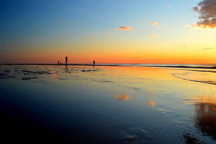 Sunrise Gazing - Cape Cod National Seashore Photograph by Dianne Cowen Cape Cod Photography