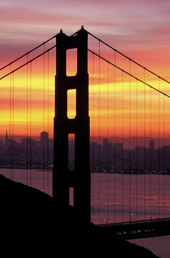 Sunrise, Golden Gate Bridge Photograph by Brenda Tharp - Fine Art America