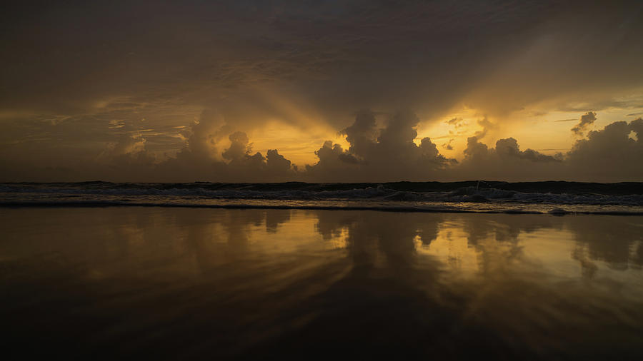Sunrise Hazy Rays Delray Beach Photograph by Lawrence S Richardson Jr