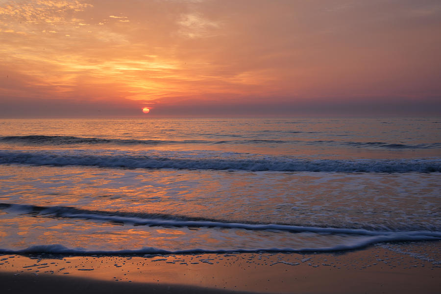 Sunrise Huntington Island State Park Photograph by Alan Lenk