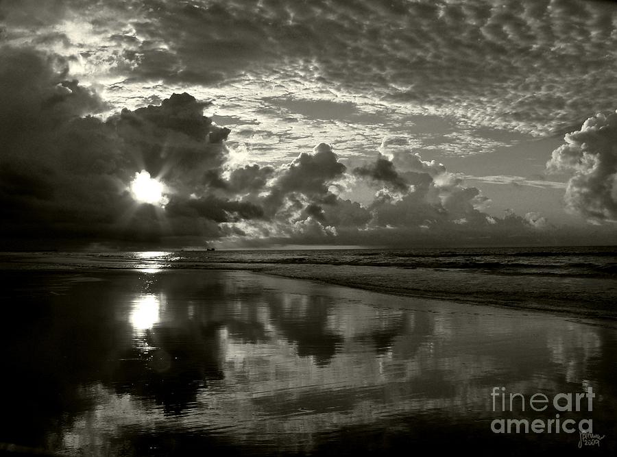Sunrise in Black and White 2 Photograph by Jeff Breiman