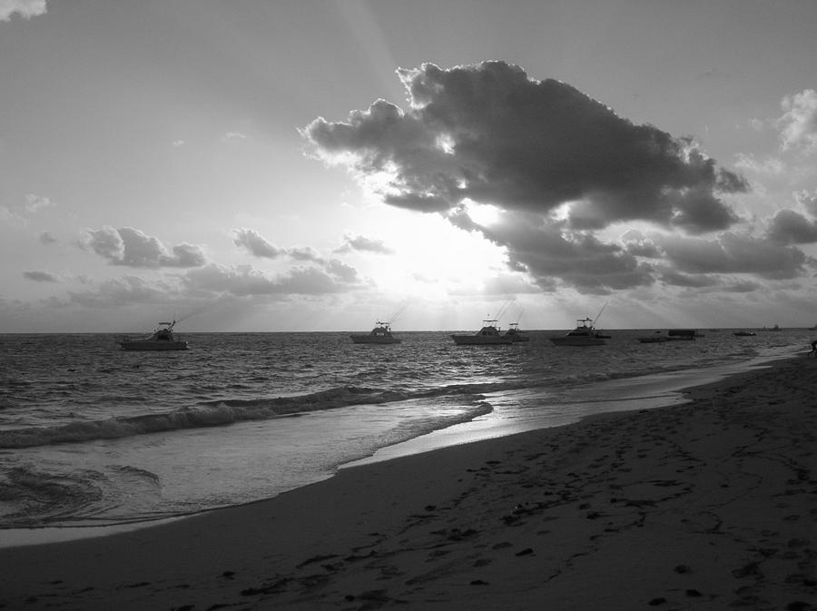 Sunrise in Black and White Photograph by Jessica Hoover - Fine Art America