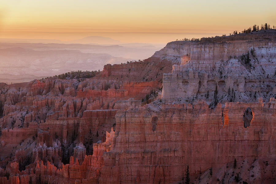 Sunrise in Bryce Canyon Photograph by Alex Mironyuk