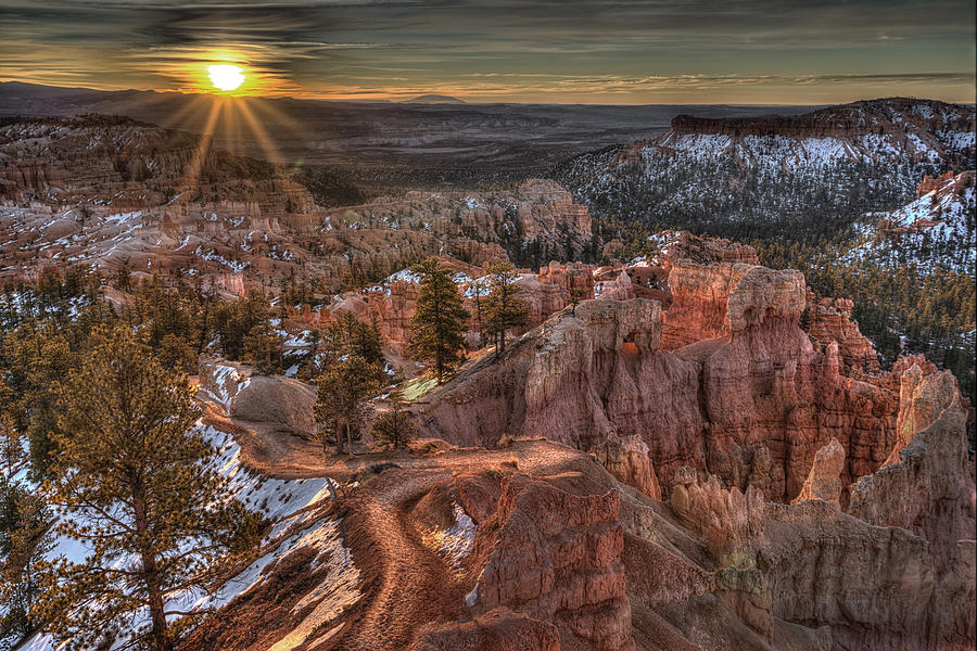 Sunrise in Bryce Canyon Photograph by Wendell Thompson