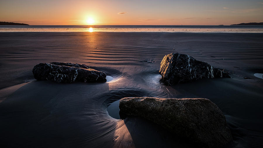 Sunrise in Bull Island - Dublin, Ireland - Landscape photography Photograph by Giuseppe Milo