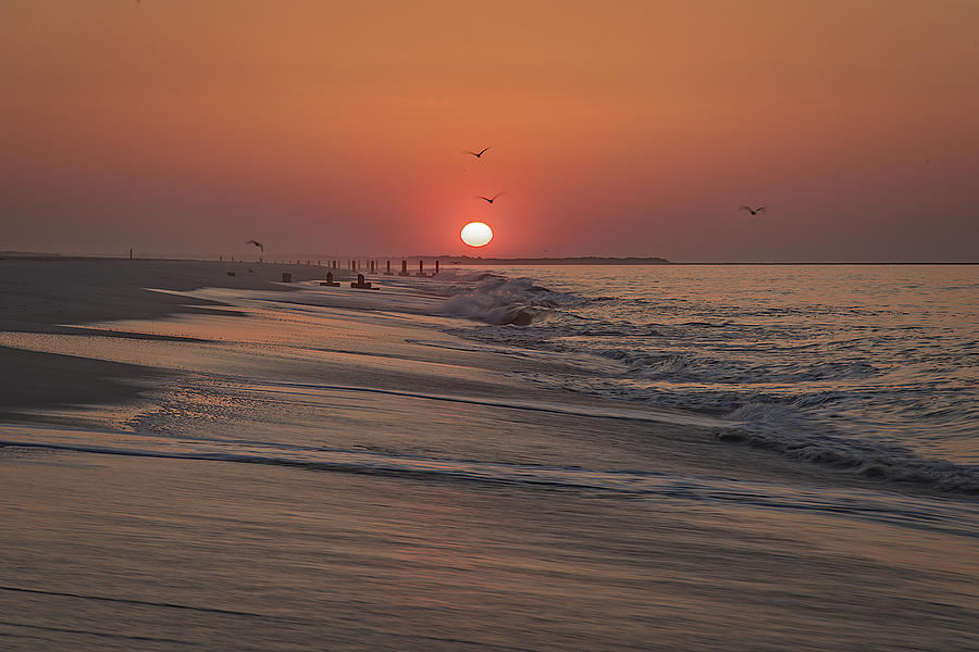 Nature Photograph - Sunrise In Cape May by Rick Berk