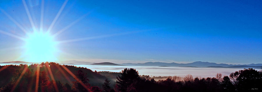 Sunrise In New Hampshire - Panorama 003 Photograph by George Bostian