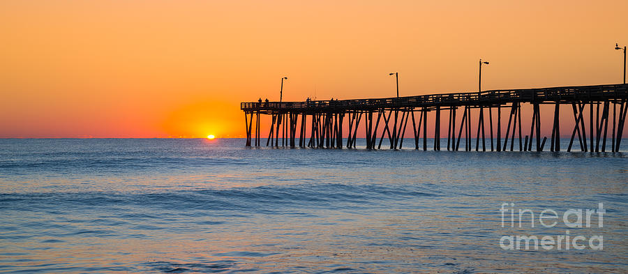 Sunrise in North Carolina Outer Banks Photograph by Michael Ver Sprill