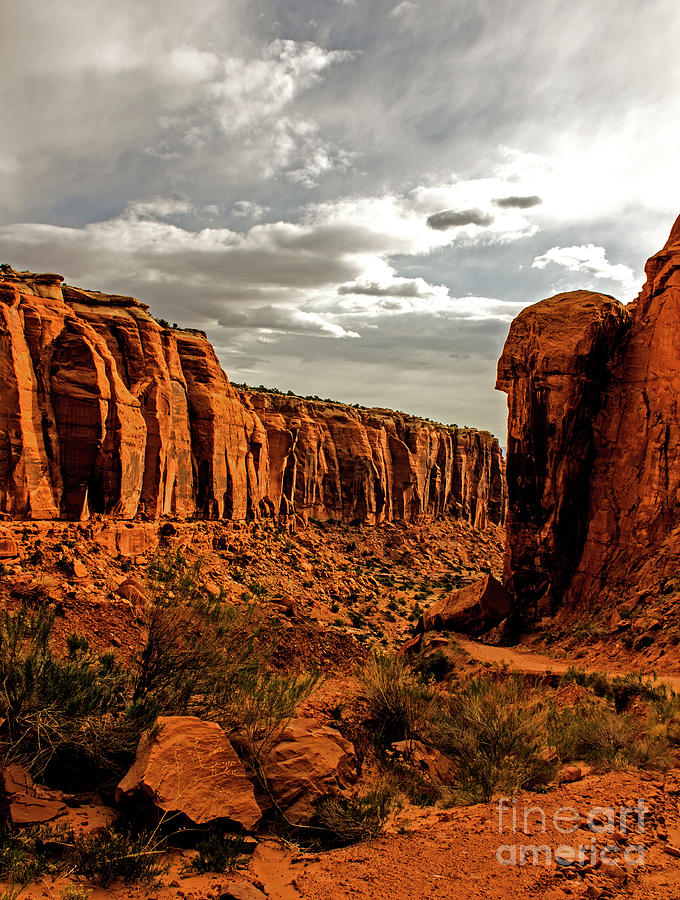 Sunrise In The Canyon Photograph