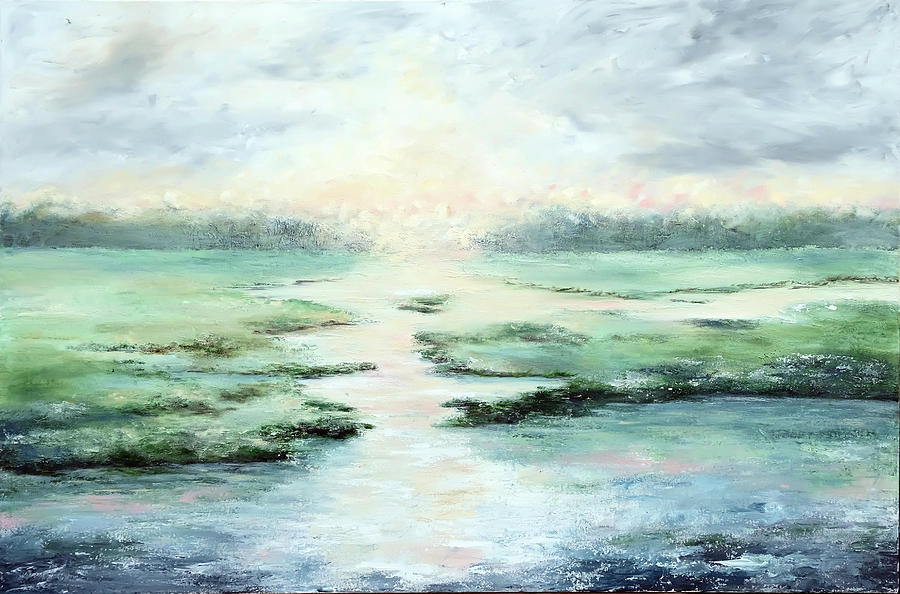 Low Country Gold  Painting by Katrina Nixon