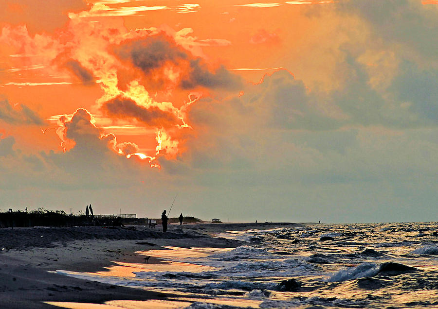 Sunrise in the Gulf Photograph by Kristin Elmquist