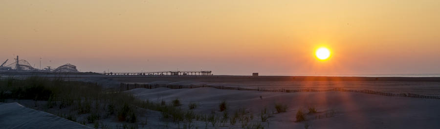 Beach Photograph - Sunrise in the Wildwoods by Bill Cannon