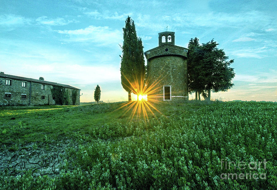Sunrise In Tuscany Photograph by Eva Sawyer