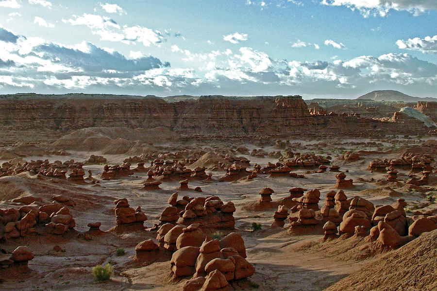 Sunrise in Valley of the Goblins in Goblin Valley State Park, Utah Photograph by Ruth Hager