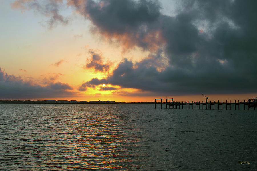 Sunrise Indian River Lagoon Wide Photograph by Ken Figurski