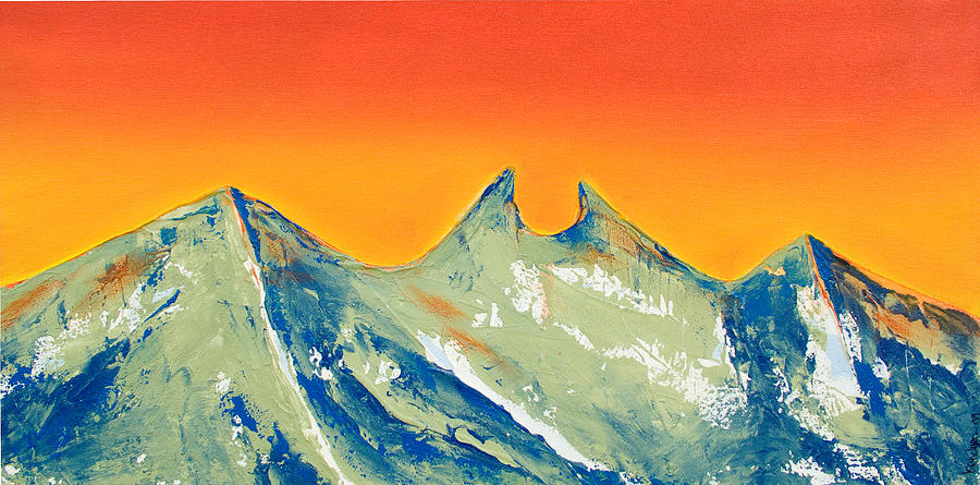 Sunrise La Silla Painting by Kandyce Waltensperger