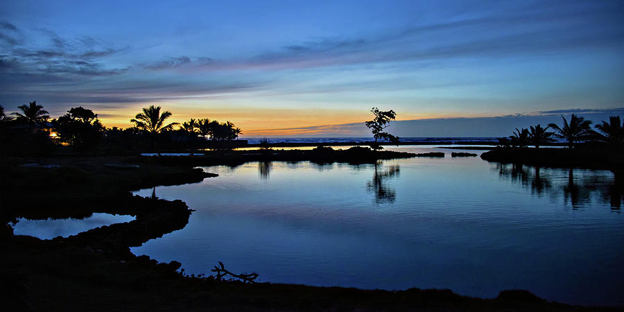 Sunrise Lagoon Photograph by Jeannee Gannuch