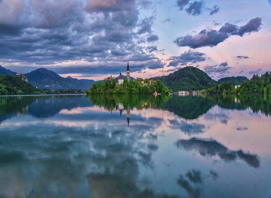 A picturesque Lake Bled. Photograph by Usha Peddamatham