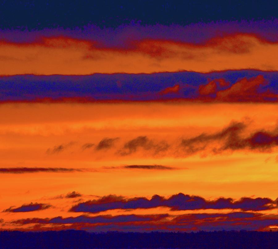 Sunrise Light In The Sky Six  Digital Art by Lyle Crump