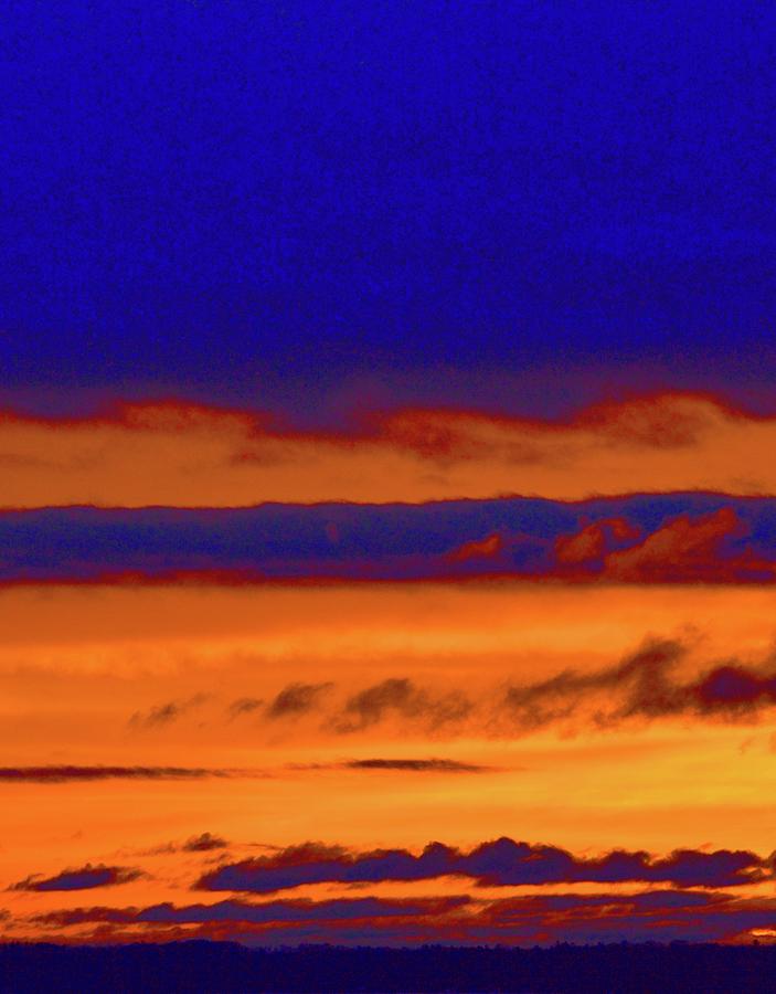 Sunrise Light In The Sky Three  Digital Art by Lyle Crump