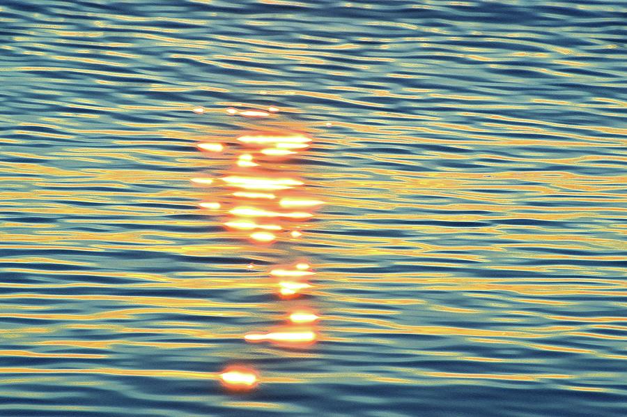 Sunrise Light On The Waves 2  Digital Art by Lyle Crump