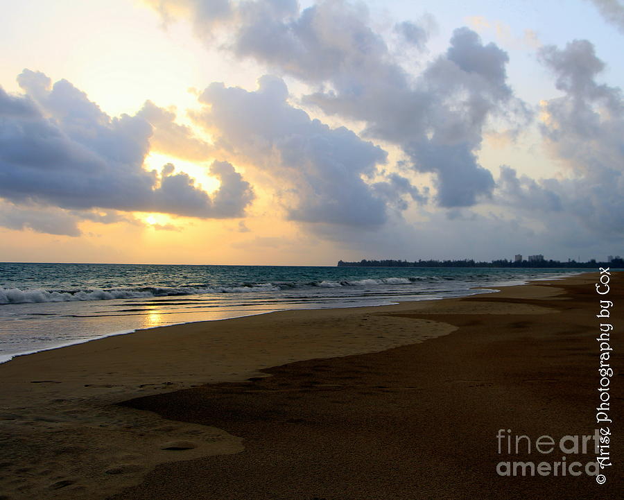 Sunrise Photograph - Sunrise Luquillo Beach Puerto Rico by Charlene Cox
