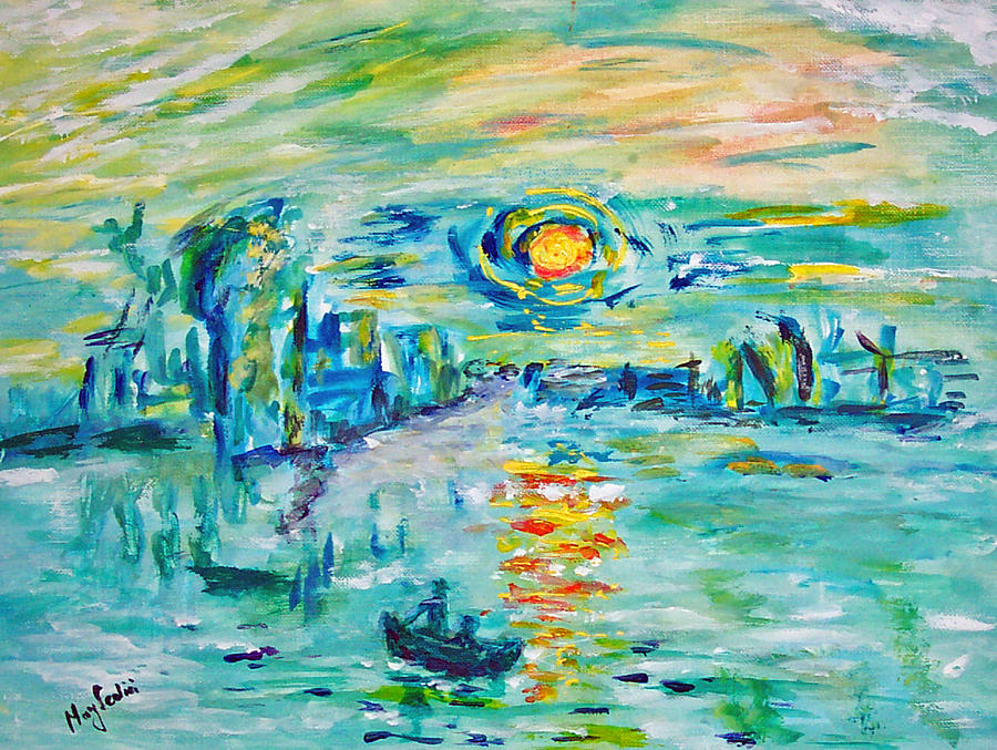 Impressionism Painting - Sunrise by Mary Sedici