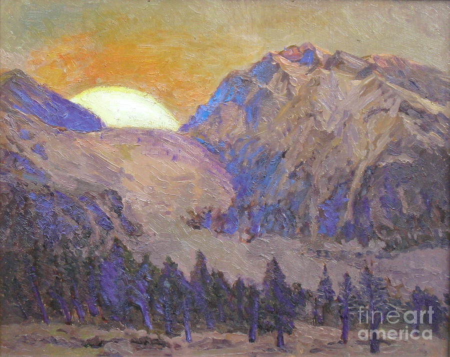 Sunrise Painting - Sunrise by Meihua Lu Sunrise Painting - Sunrise by Meihua Lu