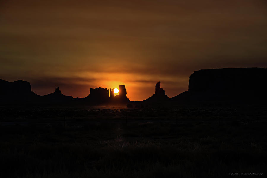 Sunrise Monument Valley Photograph by Phil Abrams