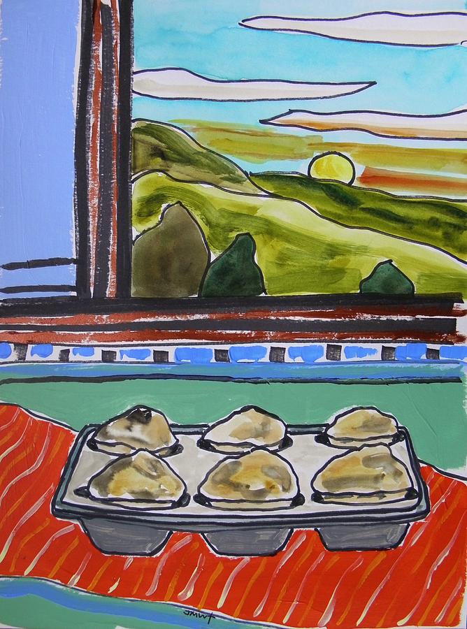 Sunrise Muffins Painting by John Williams