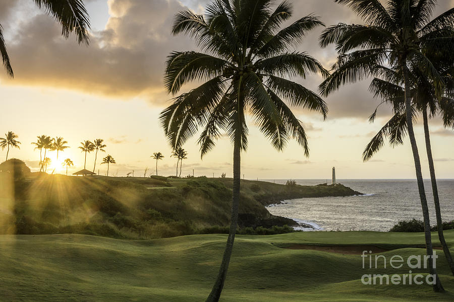 Sunrise Ninini Point, kauai Photograph by Gary Beeler