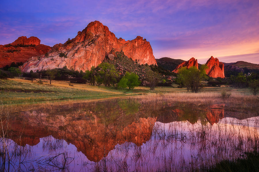 Colorado Springs Photograph - Sunrise of the Gods by Darren White