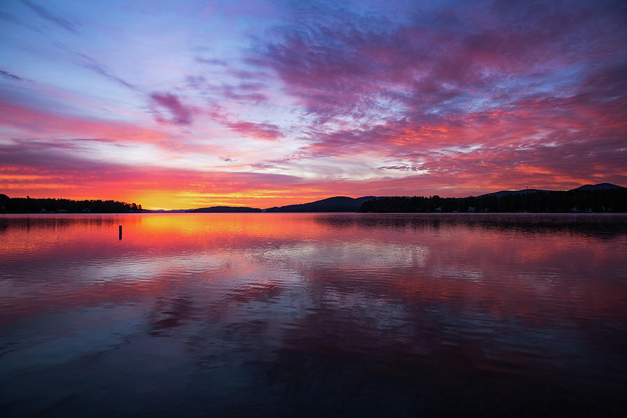 Sunrise off Governors Island Photograph by Lake Winnipesaukee ...