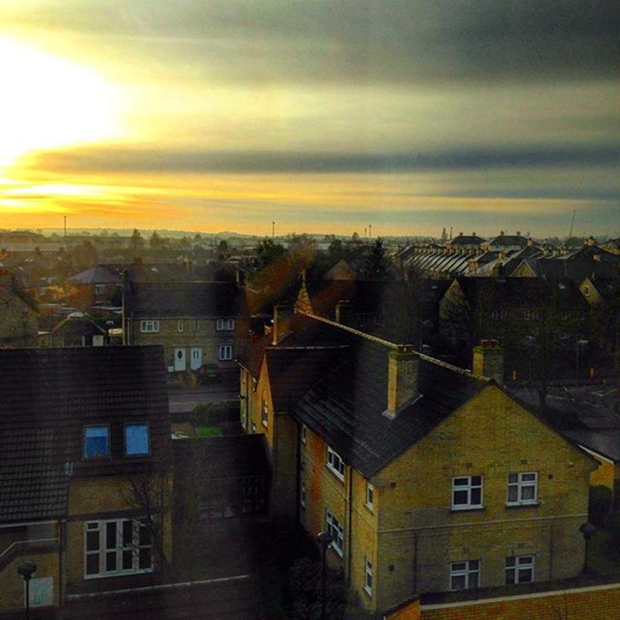 Cambridge Photograph - Sunrise On 1st Jan 2016 #cambridge by Chris Reid