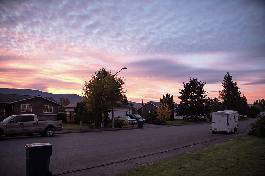 Sunrise on a Quiet Street Photograph by Tom Cochran