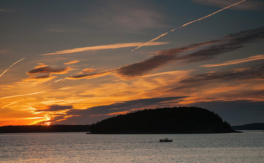 Sunrise on Bar Harbor #2 Photograph by Mick Burkey