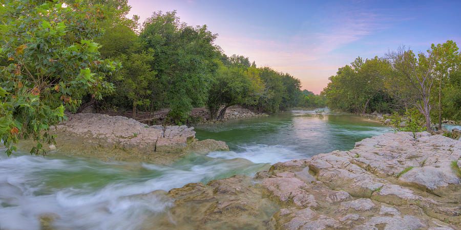 Barton Creek Photograph - Sunrise on Barton Creek - Austin, Texas 1 by Rob Greebon