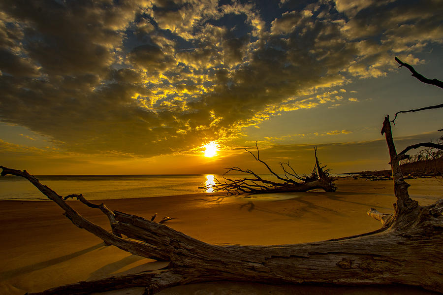 Sunrise on Boneyard Beach Photograph by Danny Mongosa