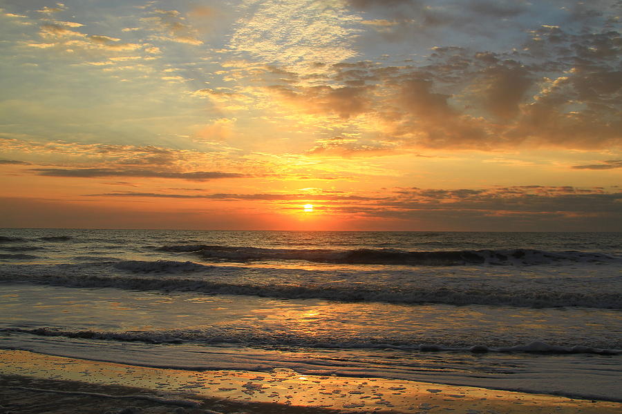 Sunrise on Burkes Beach Hilton Head Island Photograph by Lynn Sloan ...