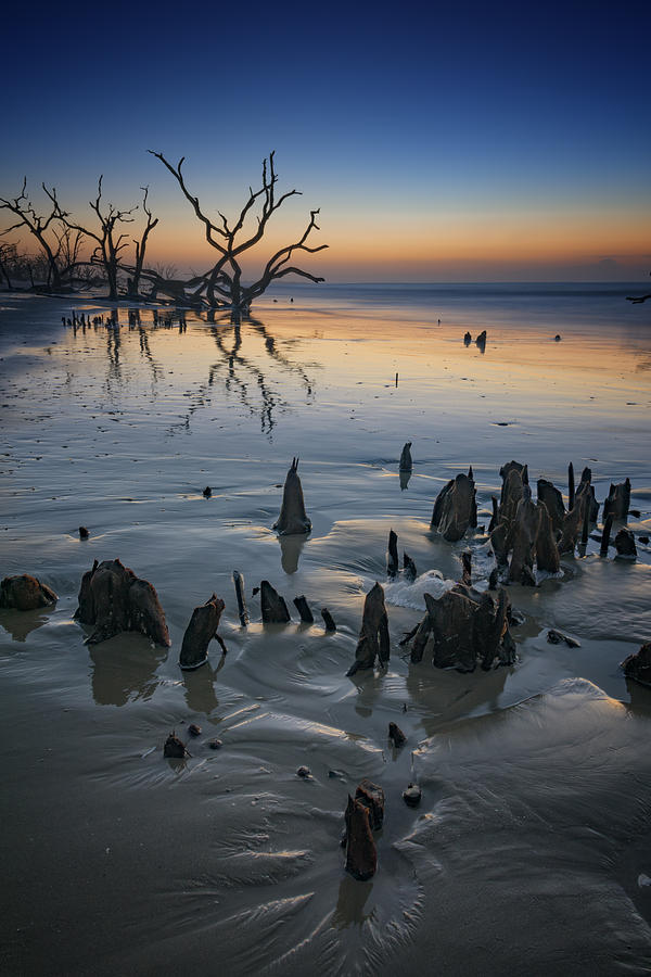 Beach Photograph - Sunrise on Edisto Island by Rick Berk