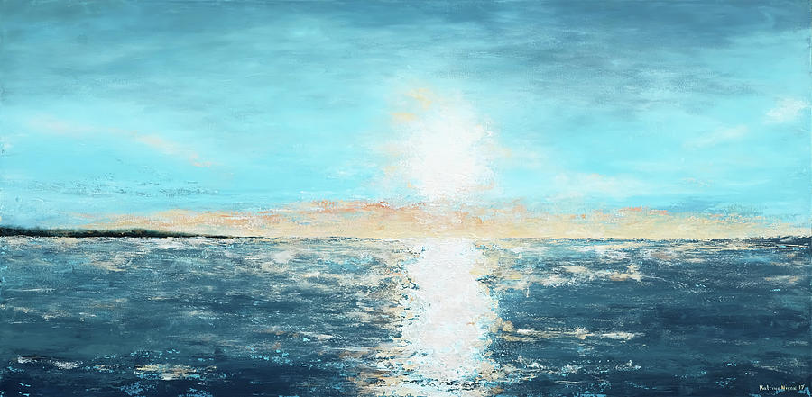 Sunrise On Erie Painting by Katrina Nixon