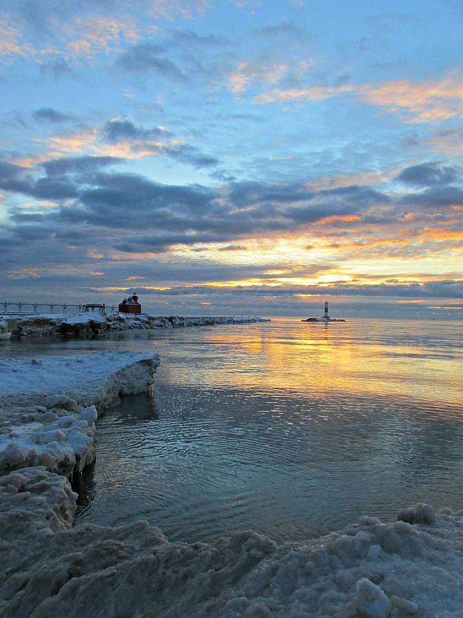 Sunrise On Ice by Greta Larson Photography Sunrise On Ice by Greta Larson Photography